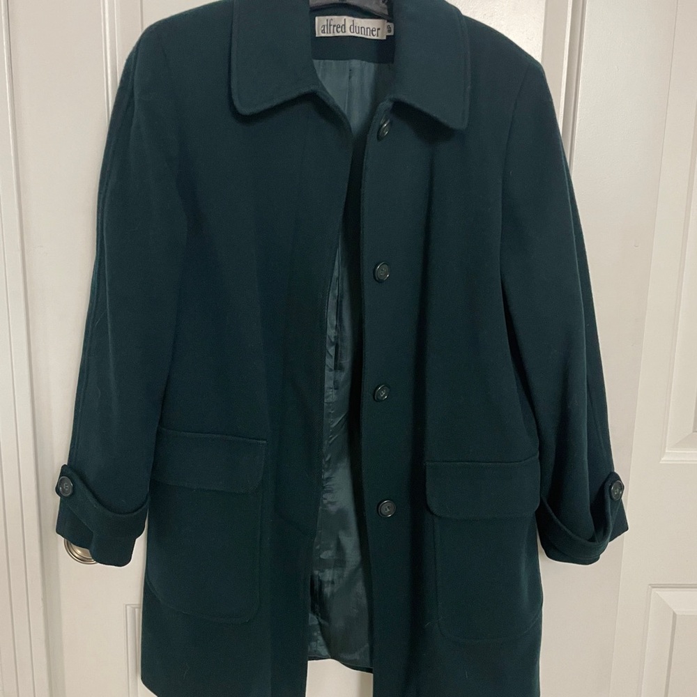 Alfred Dunner Women's Green Coat